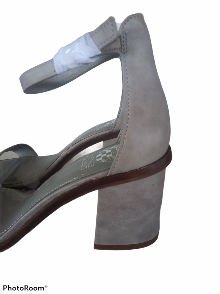 NEW!!! Vince Camuto Ankle Strap Sandal in Stones Throw Grey Women's Size… - Picture 14 of 15